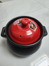 爱仕达（ASD）砂锅煲汤锅家用耐高温干烧炖锅4.6L陶瓷煲沙锅中药煎药锅 实拍图
