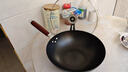 京严炒锅章丘款铁锅无涂层炒菜不粘锅家用精铁锅具燃气电磁炉用已开锅 【灶具通用】适合2-3人  赠盖铲  直径 30cm 百年工艺｜传统铁锅｜健康不沾 实拍图