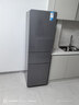 美的（Midea）220L三门冰箱灰色一级能效租房家用客厅宿舍小型冰箱三开门三温低耗省电低音运行MR-231T 实拍图