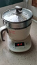 小熊（Bear）不锈钢电煮锅 电蒸锅  宿舍多功能锅小电锅 0涂层蒸煮一体可预约 小型1-2人用分体式 C12N7 配蒸笼 实拍图