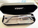 ZIPPO美国超薄便携近视太阳镜夹片磁吸套镜金属皮革抗压眼镜盒 9800 实拍图