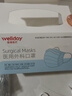 维德（WELLDAY）一次性医用外科口罩成人50只/盒独立包装三层透气防尘防飞沫灭菌 实拍图