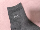 猫人6双男士袜子男【100%纯棉抑菌防臭】提花中筒袜吸汗透气商务袜 实拍图