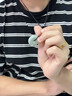 凤禧珠宝翡翠平安扣吊坠男女士款玉坠天然玉石项链情人节情新年礼物 实拍图