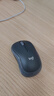罗技（Logitech）M185鼠标 无线鼠标 办公鼠标 对称鼠标 黑色灰边 带无线2.4G接收器 实拍图