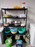 UOEN厨房多功能置物架家用落地多层储物柜微波炉收纳放锅用具货架子 实拍图