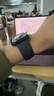 苹果 Apple Watch Series 11/10/9/8/7代原装运动硅胶/耐克表带通用版 全新未使用午夜色硅胶 44mm/45mm/46mm通用 实拍图