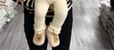 9i9婴儿棉鞋冬加厚加绒宝宝软底防掉保暖脚套脚包0-1岁小兔A154 实拍图