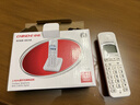中诺无绳电话机座机单机中文菜单白屏背光可移动固话无线座机子母机固定电话W158白色办公家用老人 实拍图
