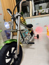 暴风骑士儿童电动车摩托车小哈雷两轮代步小电摩3-12岁单驱C12尊享版绿色 实拍图