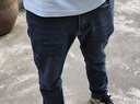 罗蒙牛仔裤男士直筒宽松长裤新款秋季弹力休闲裤子男ZH7620雾霾蓝32 实拍图