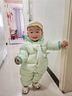 巴拉巴拉童装婴儿羽绒服连体衣宝宝2025新款冬装加厚保暖哈衣爬服萌趣造型 绿色恐龙-白鸭绒 80 cm-充绒量79g起 实拍图