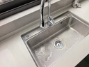 欧琳（OULIN）水槽大单槽水槽厨房水池洗菜盆一体盆三孔系列304不锈钢单槽616B 实拍图