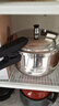 苏泊尔（SUPOR）304不锈钢7.0L压力锅24cm【3-5人可用】快煮防爆高压锅电磁炉通用 实拍图