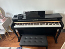 海蒂诗 电钢琴88键重锤电子钢琴儿童初学幼师专业成人家用数码立式钢琴 P-313烤漆黑-蓝牙-全重锤-配琴凳 实拍图