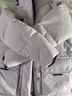 波司登（BOSIDENG）反季羽绒羽绒服女士加厚90绒鹅绒连帽商场同款时尚百搭休闲外套 【店长推荐】冰穹提花紫9ER2 XS 155/80A 体重约100斤以内 实拍图