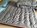 京东京造四季云柔床褥 100%原生羽丝绒 A类床垫褥子榻榻米1.5x2m 清雅灰 实拍图