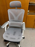 南皇人体工学办公椅电竞椅久坐打游戏办公室椅子久坐不累人工力学座椅 【办公版】镂空双背白-4级杆-尼脚-搁脚-170°躺 120-155度(含) 联动扶手 实拍图