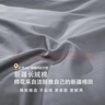 洁丽雅（Grace）A类磨毛床单单件 100%纯棉7A抗菌面料床单 200*230cm 银灰 实拍图