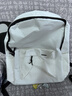 鹏境简约书包男背包初中女双肩包高颜值大容量高中大学生运动电脑包 简约书包-简约白【单包】 实拍图