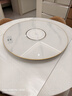 华帝（VATTI）全自动旋转暖菜板加热菜板圆形家用智能多功能带火锅电磁炉自动恒温餐桌转盘神器大容量 电磁炉80cm白色自动旋转 实拍图