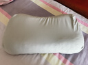 翼眠 枕头深度 睡眠tpe格子无压颈椎枕头枕芯可水洗透气经典款蓝 实拍图