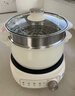 美的（Midea）电煮锅 电火锅 电热锅 电炒锅 分体式可拆洗 2.6L小电锅 学生宿舍多功能锅泡面锅 XZC2088S 配蒸笼 实拍图