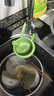 【全网爆款】可挂式水槽沥水篮家用厨房水槽分离食物残渣过滤篮 挂式沥水篮 1个装 颜色随机 实拍图
