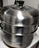 苏泊尔SUPOR好帮手304不锈钢双层复底28cm蒸锅燃气电磁炉通用蒸笼SZ28B5 实拍图