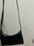 CHARLES&KEITH柔软拉链式褶皱单肩包腋下包包女包女士情人节礼物CK2-40782472 Noir黑色 S 实拍图