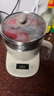 小熊（Bear）不锈钢电煮锅 电蒸锅  宿舍多功能锅小电锅 0涂层蒸煮一体可预约 小型1-2人用分体式 C12N7 配蒸笼 实拍图