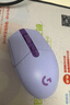 罗技（G）G304 LIGHTSPEED无线鼠标 游戏鼠标 轻质便携 鼠标宏 绝地求生FPS英雄联盟吃鸡 生日礼物 紫色 实拍图