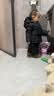 保姆鹅 儿童羽绒服短款连帽聚暖童装男女童防风御寒加厚外套冬[NG2860] 炭黑 100 实拍图