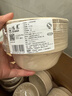 佳茉甘蔗浆纸盘纸碗一次性餐具防水防油本色可降解纸碗500ml-30只装 实拍图