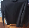 布先生小高领加厚保暖长袖打底T恤男秋冬打底衫 钢琴黑 S/165  实拍图