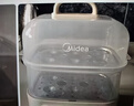 美的（Midea）煮蛋器蒸蛋器 双层家用迷你小蒸锅 早餐 鸡蛋羹自动断电防干烧便携式家用MZ-ZDE2015 实拍图