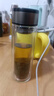 【京东物流配送】高硼硅双层玻璃杯大容量泡茶杯水杯子茶水分离杯 【双层加厚】茶杯350ml1只 实拍图