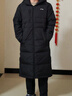 李宁防泼水科技长羽绒服男秋冬季舒适保暖休闲连帽运动外套AYMV771 实拍图