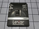 雷克沙（Lexar）64GB SD存储卡 U3 V60 4K数码相机内存卡 读250MB/s 写120MB/s 双排金手指（1667x Pro） 实拍图