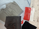 猫人男士内裤男冰丝无痕凉感10A虫草抑菌透气裤衩大码男生平角短裤头 黑色+铂灰+灰蓝 10A抑菌冰丝 3条 XL （建议120斤-140斤） 实拍图