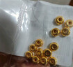 御邪足金999光面算盘珠隔断珠黄金垫片DIY手串手链金配饰 算盘珠:约0.03g 实拍图