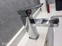 柏温 面盆冷热水龙头洗脸盆台上盆龙头单孔浴室柜水龙头 全铜固定座 18cm高面盆龙头（送进水管） 实拍图