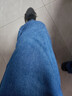 真维斯（Jeanswest）王一博代言牛仔裤男秋冬新款天丝舒适修身直筒高端潮牌休闲裤子男 深蓝【天丝厚款】 30 码(2尺3) 【建议110-120斤】 实拍图