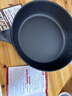 九铸24cm深煎锅铸铁锅平底锅生铁无涂层不粘锅燃气灶电磁炉家用煎炒锅 实拍图