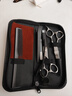 启漫理发剪刀专业美发剪刀打薄牙剪平剪刘海家用发廊型师理发工具全套 实拍图