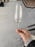 CLITON水晶香槟杯套装 欧式红酒白葡萄酒杯高脚杯一对起泡酒葡萄酒杯2支 实拍图