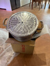 爱仕达（ASD）蒸锅304不锈钢三层家用汤锅蒸煮炖 双层复底28CM大容量蒸笼G3 实拍图
