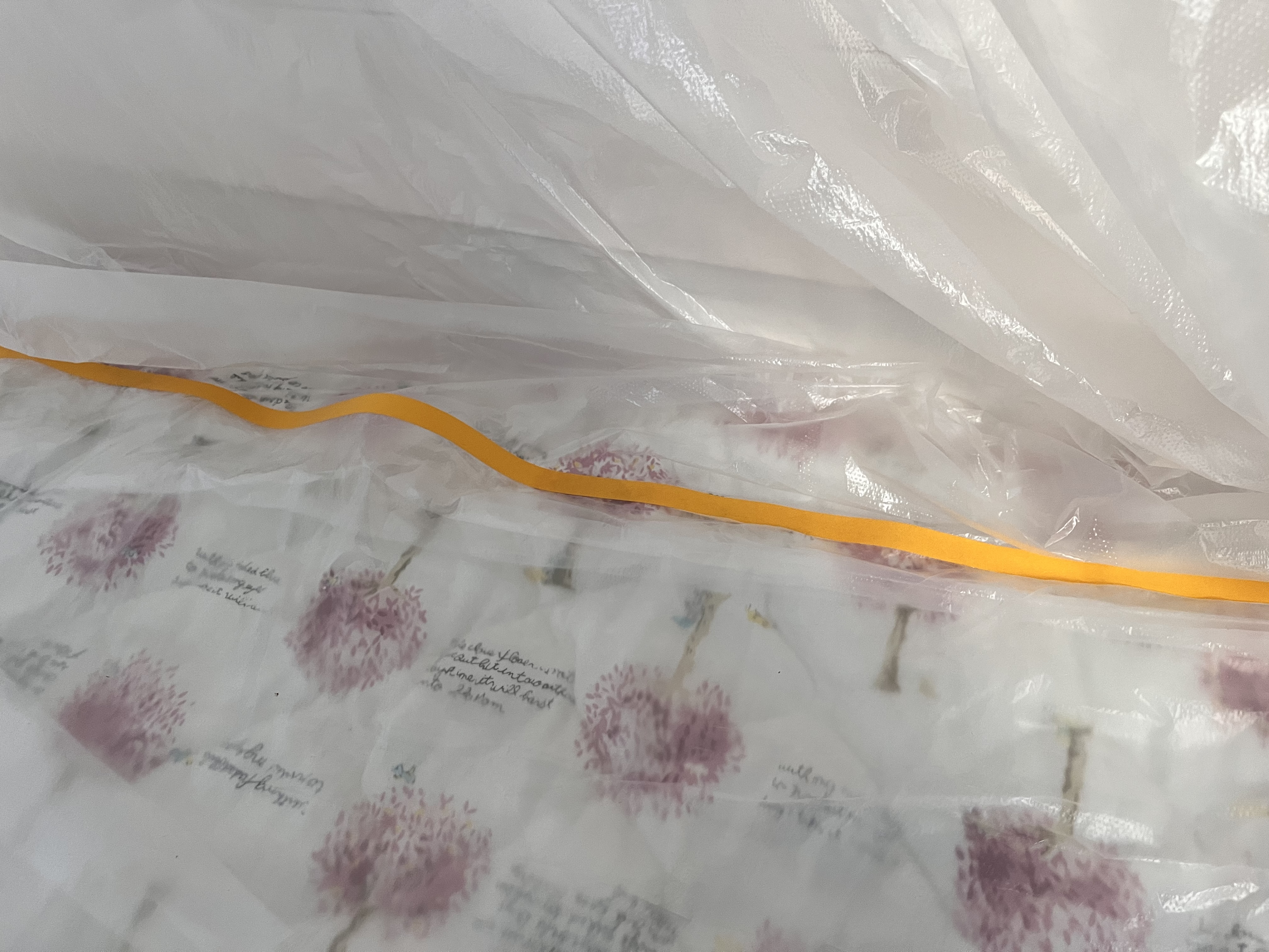 漫德莱防尘布一次性防尘膜塑料膜装修保护膜遮灰布盖布防灰尘4*20m0.8丝 实拍图
