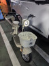 爱玛电动自行车 小金豆48V21AH石墨烯电池长续航大踏板新国标电动车京东国民好车电瓶车代步车白色 实拍图