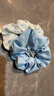 爆品蓝白波点大肠发圈少女心发饰 蓝白+波点 共2个 实拍图